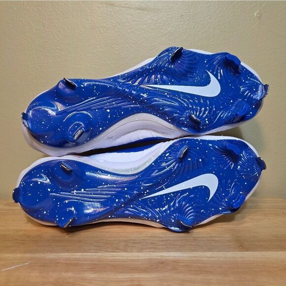 Nike Alpha Huarache NXT Baseball Cleats Blue White DJ6517-105 Men's Size 8.5 - Picture 6 of 7